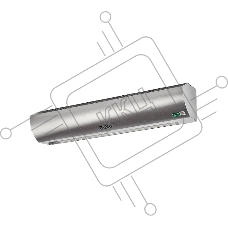 Тепловая завеса Ballu BHC-L08-S05-M 5кВт серебристый