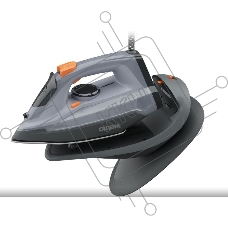 Утюг Cadena IC777C серый, 2600 Вт, 40 г/мин, 180 г/мин, 300 мл