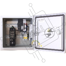 Коммутатор OSNOVO OS-331(SW-60812/I), 8×100 Мбит/с PoE + 1×1 Гбит/с LAN + 2×1 Гбит/с SFP, неуправляемый