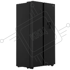 Холодильник Gorenje NRR9185EABXLWD черный матовый двухкамерный 353/191л морозилка снизу