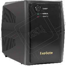 Источник бесперебойного питания ExeGate Power Back BNB-500.LED.4C13 <500VA/300W, LED, 4*C13, Black>