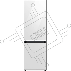 Холодильник Samsung RB34C7B5E12/EF белый стекло двухкамерный 230/114л морозилка снизу, No Frost