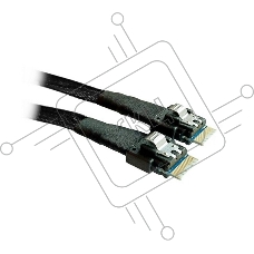 Кабель SuperMicro CBL-SAST-1286-100 Slimline x4 (STR) to Slimline x4 (STR),INT,85CM,100 OHM