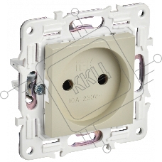 Розетка IEK SKANDY SK-R02B (SK-R10-10-K10) без заземления, без защитных шторок 10А, бежевый