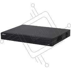 8-канальный IP-видеорегистратор DAHUA 4K и H.265+. Входящий поток до 160Мбит/с; сжатие: H.265+, H.265, H.264+, H.264; разрешение записи до 12Мп; накопители: 2 SATA III до 20Тбайт; воспроизведение: 8кн
