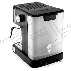 Кофеварка рожковая BRAYER BR1114 черный, исп. кофе - молотый, 1.5 л, 1100 Вт, 20 Бар.