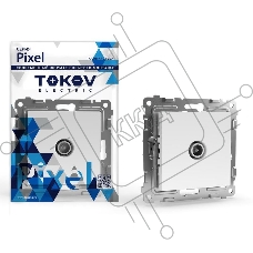Коннектор TV СП Pixel механизм бел. TOKOV ELECTRIC TKE-PX-A1C-C01