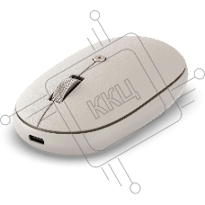 Мышка компьютерная Satechi OntheGo Bluetooth Mouse with USB-C Rechargeable Battery, песочный