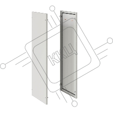 Панели боковые, для шкафов DKC CQE 2200 x 400мм, 1 упаковка - 2шт.