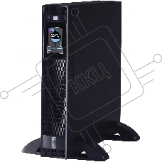 Источник бесперебойного питания Powercom Next, On-Line, 1000VA/1000W, Rack/Tower, 8*IEC320-C13, LCD, Serial+USB, SmartSlot, подкл. доп. Батарей (2027157)