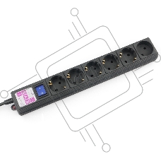Сетевой фильтр PC черн. 5м 6 р 16А_SPG6-B5M