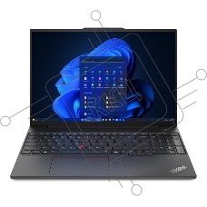 Ноутбук Lenovo ThinkPad E16 Gen 2 черный Intel Core Ultra 7 155H 3800MHz/16