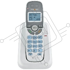 Радиотелефоны teXet TX-D6905А Dect белый Голубая подсветка дисплея и клватиатуры, меню на русском языке,телефонная книга на 50 имен и номеров, АОН,Caller ID, спикерфон, повтор последних 5 набранных номеров, 10 мелодий вызывного сигнала трубки (в т.ч. 5 по