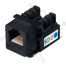 Модуль универсальный Cabeus KJ-RJ12-90-BK keystone, 1хRJ12, Toolless, кат. 3, неэкр., чёрный
