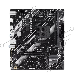 Материнская плата ASUS PRIME B550M-K ARGB, Socket AM4, B550, 2*DDR4, DP+HDMI, SATA3 + RAID, Audio, Gb LAN, USB 3.2, USB 2.0, COM*1 header (w/o cable), mATX ; 90MB1GC0-M0EAY0