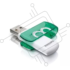 Флеш накопитель 8GB PHILIPS VIVID2.0 8GB, USB 2.0