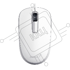 Мышь проводная Genius DX-125 белый, 1000 dpi, USB, кнопки - 3