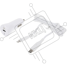 Комплект зарядное устройство Hama H-183297 3A PD для Apple кабель Apple Lightning/Type-C белый