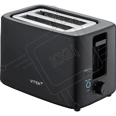 Тостер Vitek Gracia VT-T1000 700Вт черный/серебристый