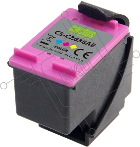 Картридж струйный Cactus CS-CZ638AE № 46 многоцветный (21 мл) для HP DJ IA 2020hc/2520hc Ultra 2029/2529/4729AIO
