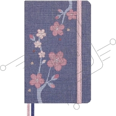 Блокнот Moleskine LIMITED EDITION SAKURA LESU08MM710 Pocket 90x140мм, обложка текстиль, 160 страниц, линейка, синий, 2025