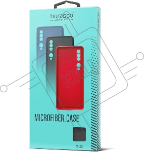 Чехол (клип-кейс) BORASCO Microfiber Case, для Samsung Galaxy A03, синий [70093]