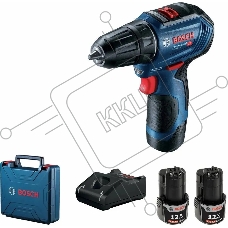 Дрель-шуруповерт Bosch GSR 12V-30 Аккумуляторная, Кейс