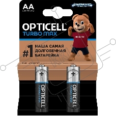 Батарея Opticell Turbo MAX LR6 AA (2шт) блистер