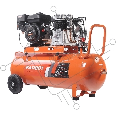 Компрессор Patriot бензиновый KGA 450 L100 - 450 л/мин, 10 бар, 100 л, 7 лс, быстросъем и 