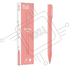 Ручка гелевая Deli Nusign NS552pink розовый, черные чернила, линия 0.5мм