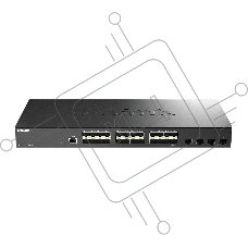 Коммутатор D-Link DGS-1210-28XS/ME/C1A, 24×1 Гбит/с SFP + 4×10 Гбит/с SFP+, управляемый