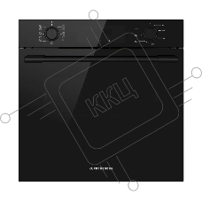 Духовой шкаф Kuppersberg HO 622 BL, High-Tech, 78 л, комбинированное управление, дисплей, таймер, 11 режимов, макс. температура 300 градусов, гриль, телескопические направляющие (на 1 уровень), доводчик двери, энергоэффективность А, цвет черный, цвет фурнитуры черный