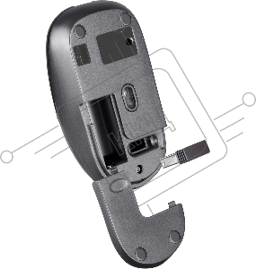 Мышь беспроводная Defender  оптическая Wave MM-995, USB, симметричная, 800/1200/1600 dpi, чёрный.