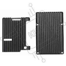 Корпус ACD RA505 Black Metal Aluminum Case for Raspberry Pi 4B