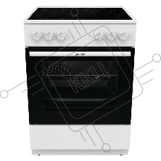 Плита электрическая Gorenje GEC6A11WG белый, конфорок 4 шт, духовка 65 л, 60 см x 85 см x 60 см
