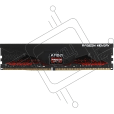 Оперативная память AMD Radeon R9, DDR4, 16Gb (1x16Gb), 3200MHz, CL16, DIMM, с радиатором, черный