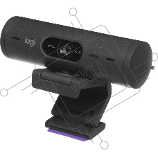 Камера Web Logitech HD Webcam Brio 500 черный 4Mpix (1920x1080) USB Type-C с микрофоном (960-001423)