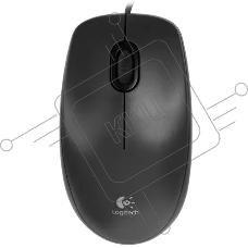 Мышь проводная Logitech M90 черный, 1000 dpi, USB, кнопки - 3