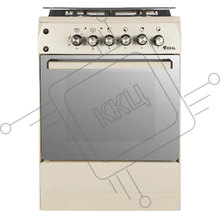 Кухонная плита IDEAL с электродуховкой L 265 (конвекция) молочный чуг.