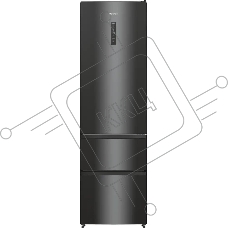 Холодильник Hisense RM469N4AFD1 двухкамерный, черный, 229/113, морозилка снизу, Total No Frost