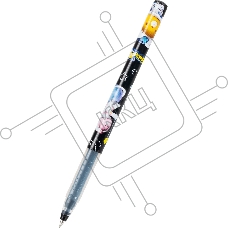 Ручка гелевая Deli Mong Kicks EG31-BK черная, черные чернила, линия 0.5мм