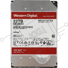 Жесткий диск HDD WD Red Pro 22Tb 7200rpm SATA 512Mb 3.5