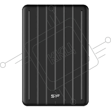 Внешний накопитель SSD Silicon Power 512Gb Bolt B75 Pro <SP512GBPSD75PSCK> (USB 3.1 Gen2 Type C, 520/450Mbs, противоударный MIL-STD 810G, 124х82х12mm, 85g) Black