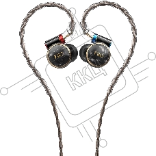 Наушники вкладыши Fiio FD3 1.2м черный/медный проводные в ушной раковине