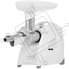 Мясорубка электрическая Аксион М641.02 белый, 2000 Вт, 3 кг/мин, реверс, защита от перегрузки, насадки - 6