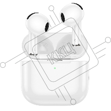 Наушники TWS Borofone BW83 белый, вкладыши, Bluetooth, до 4 ч