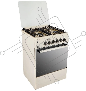 Кухонная плита IDEAL с электродуховкой L 265 (конвекция) молочный чуг.