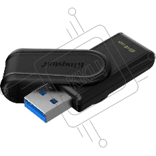 Флешка USB R/W Kingston 64Gb DataTraveler Exodia S DTXS/64Gb USB3.0 черный