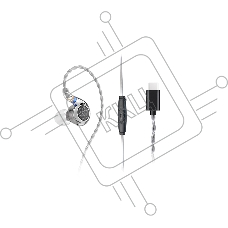 Гарнитура внутриканальная Fiio D11 Type C 1.2м серебристый проводные в ушной раковине (80004026)