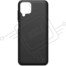 Чехол (клип-кейс) BoraSCO Silicone Case  для Samsung Galaxy A12  черный (матовый)